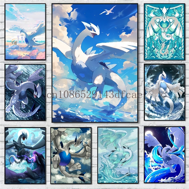 Home Improvement Furniture - Japanese Anime Peripheral Pokemon Lugia Poster