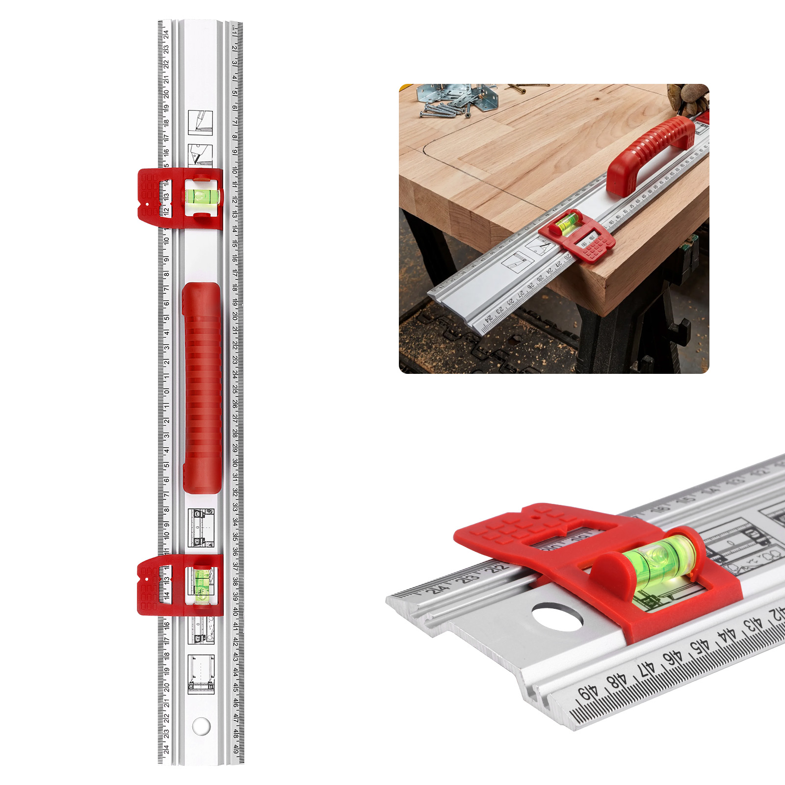 Aluminum Level Ruler Sliding G - Home Improvement Guide review and price
