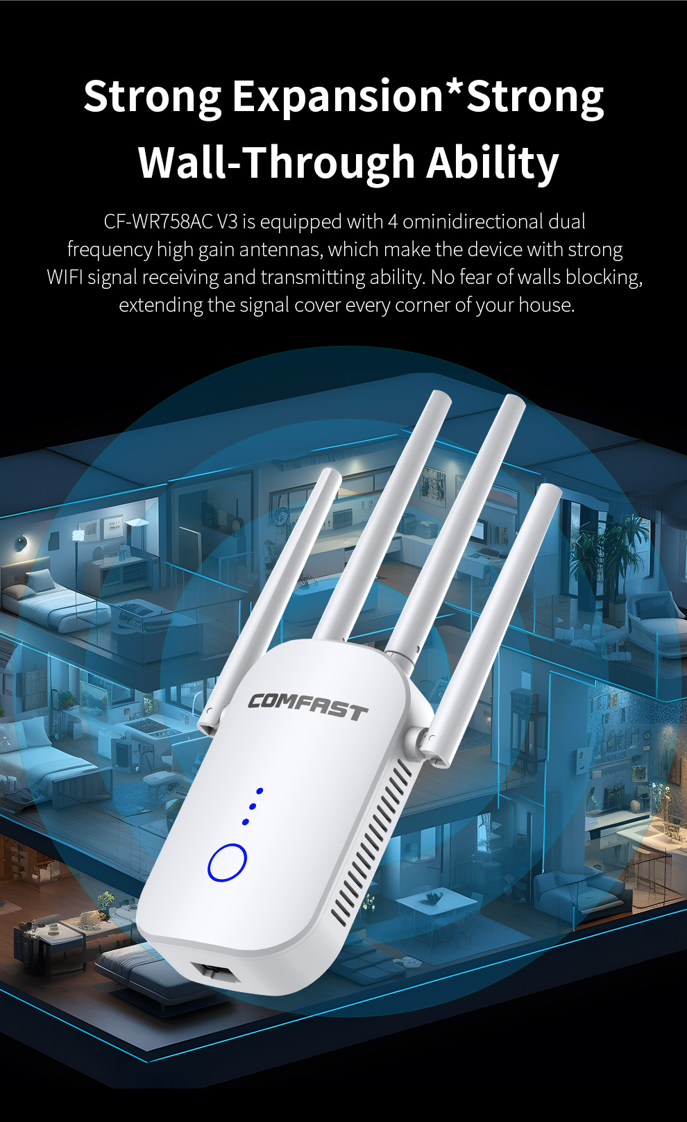 COMFAST AC1200 Dual-Band WiFi  - Home Improvement Network review and price