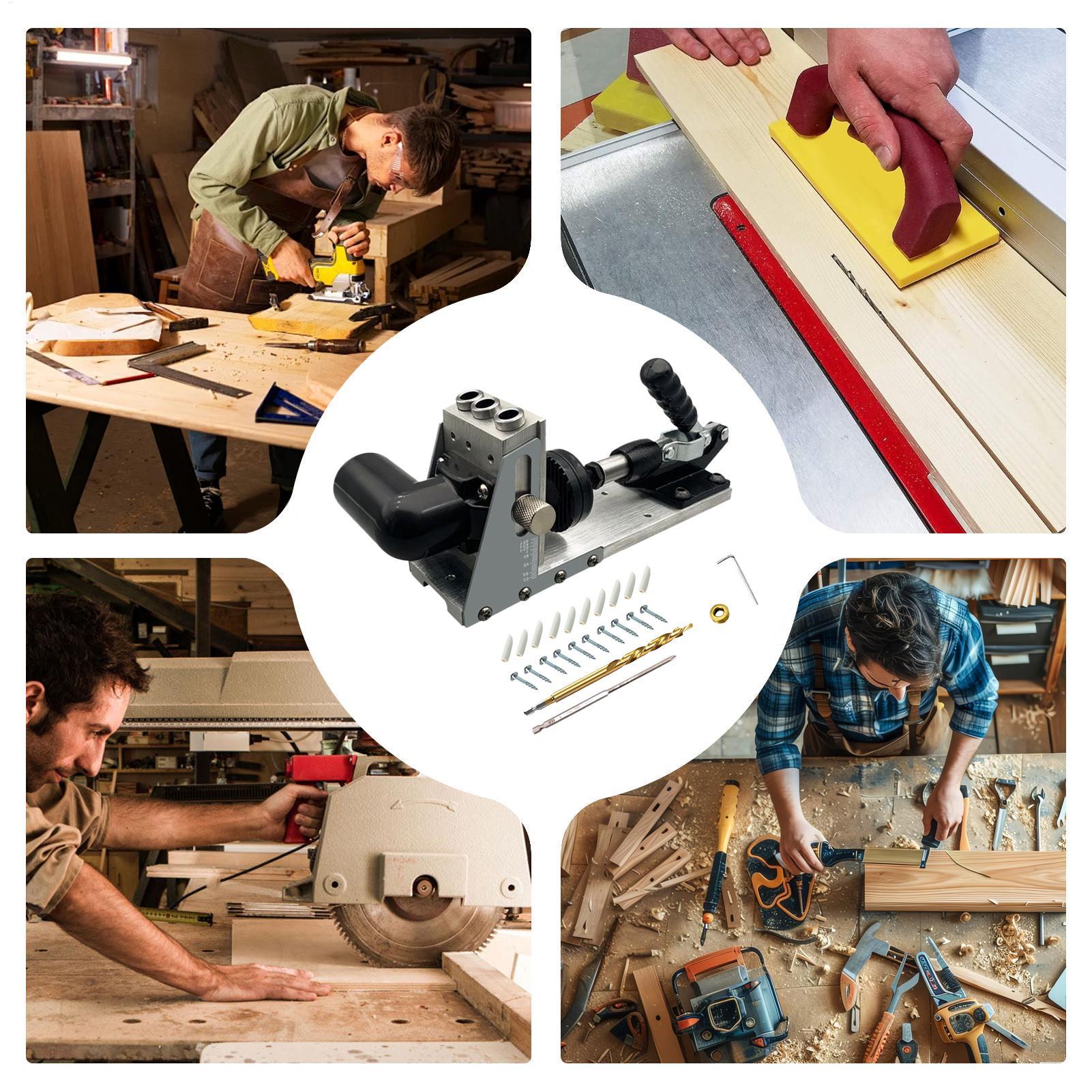 Drill Guide Woodworking Hole L - Home Improvement Guide review and price