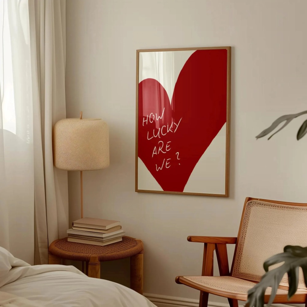 How Lucky Are We Pink Red Stri - Home Improvement Furniture review and price