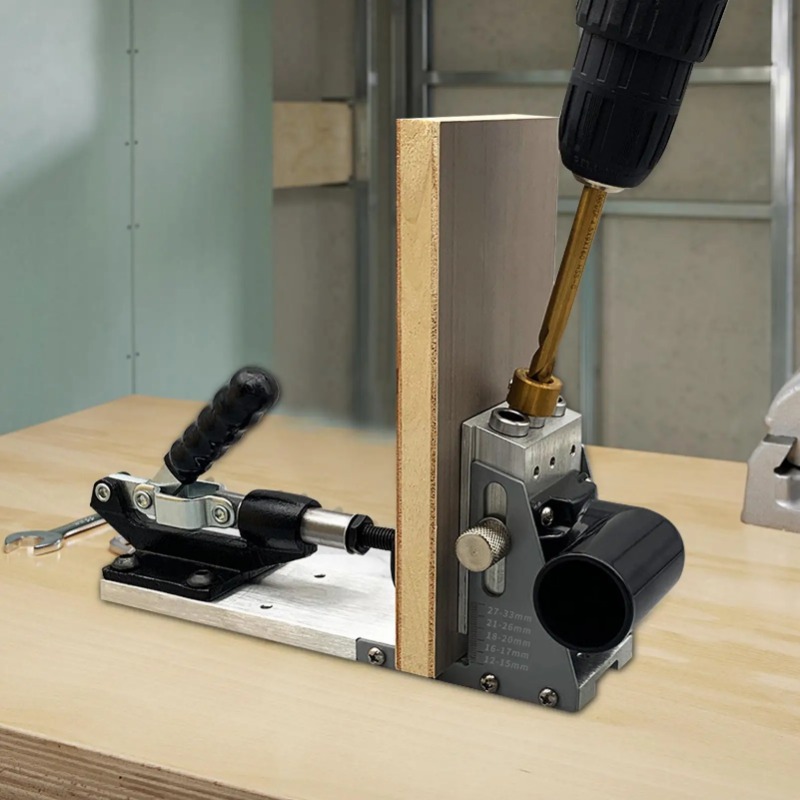 Drill Guide Woodworking Hole L - Home Improvement Guide review and price
